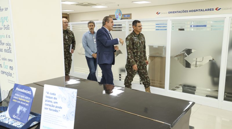 Hospital Cassems de Campo Grande recebe visita de comitiva do Hospital das Forças Armadas