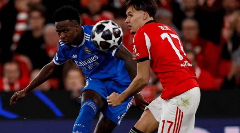 Real Madrid e Benfica se reencontram na Champions após caso Vini Jr Real Madrid e Benfica se reencontram na Champions após caso Vini Jr