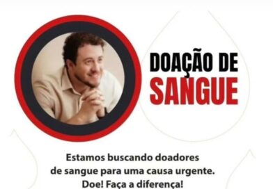 Corrente de Solidariedade: Servidor do Ministério Público precisa de doações urgentes de sangue
