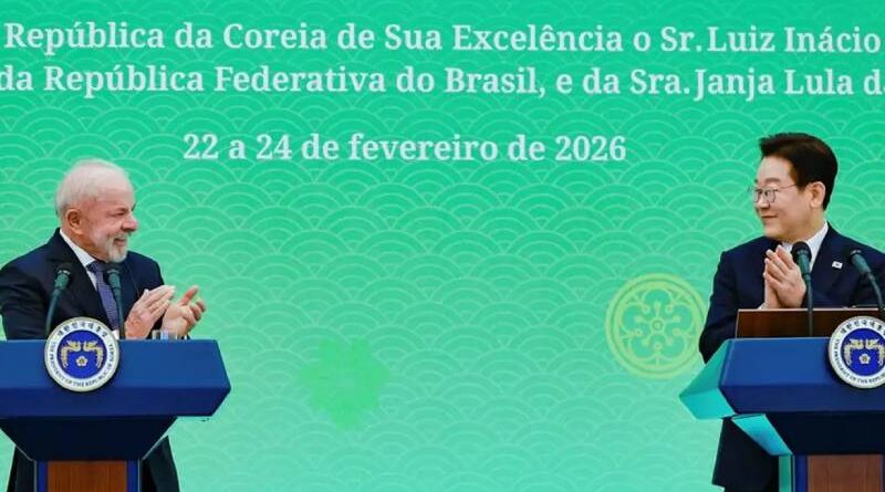 Em Seul, Lula anuncia acordos comerciais com a Coreia do Sul
