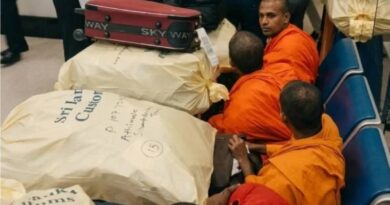 Grupo de monges budistas é preso com 110 kg de maconha em aeroporto