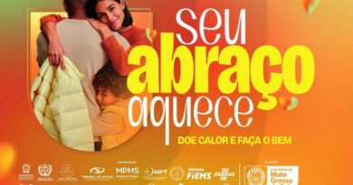 Seu Abraço Aquece: servidores do Imasul reforçam campanha de doação de agasalhos e convidam população a praticar a solidariedade