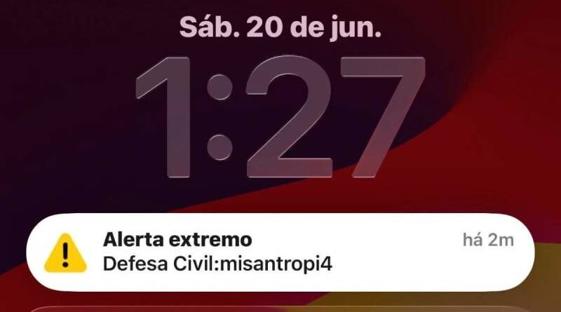 Defesa Civil bloqueia acessos externos e contas usadas em alertas falsos Defesa Civil bloqueia acessos externos e contas usadas em alertas falsos