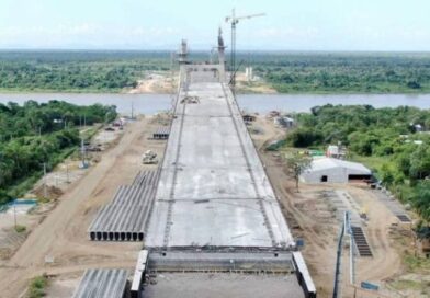 Com investimento de US$ 100 milhões, trecho da Rota Bioceânica que liga Brasil a Paraguai entra em fase final de construção Com investimento de US$ 100 milhões, trecho da Rota Bioceânica que liga Brasil a Paraguai entra em fase final de construção