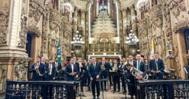Concerto de banda em igreja no Rio chama atenção para encontro mundial Concerto de banda em igreja no Rio chama atenção para encontro mundial
