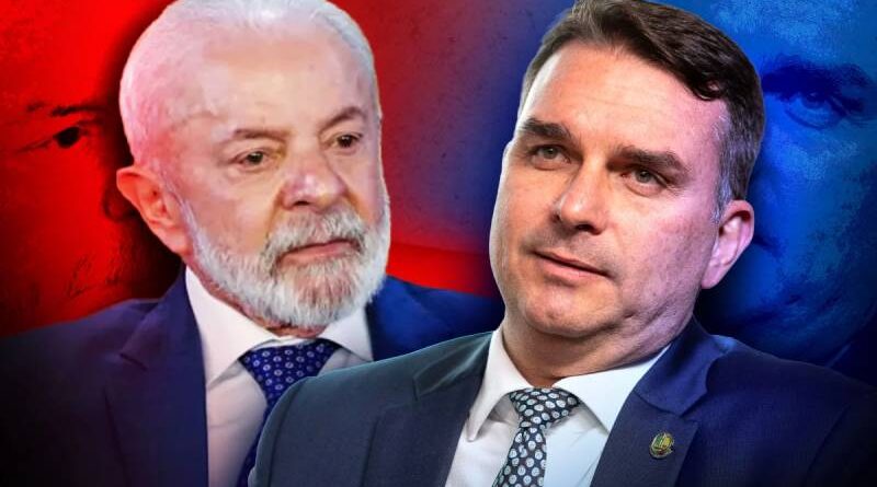 Tarifa de Trump: Lula e Flávio travam guerra por narrativa eleitoral Tarifa de Trump: Lula e Flávio travam guerra por narrativa eleitoral
