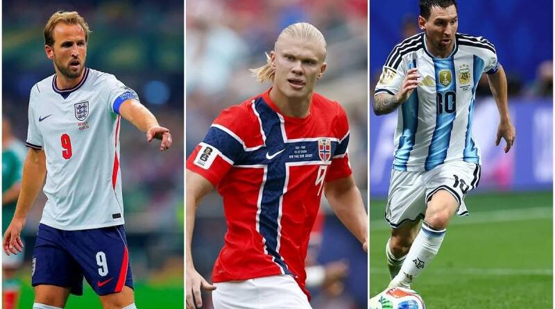 Com Haaland, Kane e Messi, dois duelos encerram as quartas da Copa Com Haaland, Kane e Messi, dois duelos encerram as quartas da Copa