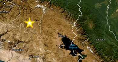 Terremoto de magnitude 5,4 atinge o Peru Terremoto de magnitude 5,4 atinge o Peru