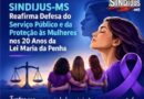 SINDIJUS-MS reafirma papel do funcionalismo público na execução da Lei Maria da Penha em Mato Grosso do Sul
