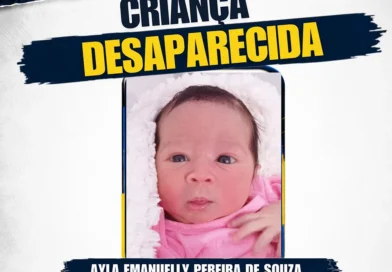 Compartilhe! Ministério da Justiça aciona Amber Alert após desaparecimento de bebê de 28 dias de vida em Campo Grande