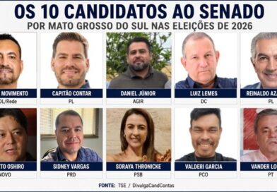Corrida ao Senado expõe histórico dos 10 candidatos com o funcionalismo público e reacende memória dos 8 anos de Reinaldo Azambuja em MS