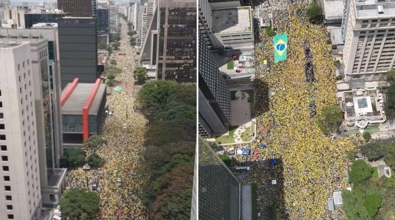 Ato pró-Flávio reuniu 71,9 mil pessoas na Paulista, mostra contagem da USP