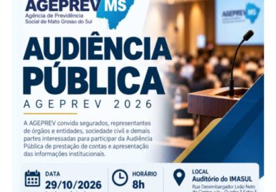 Ageprev promove audiência pública para apresentar resultados sobre previdência de MS