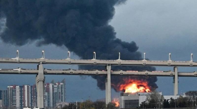 Ucrânia ataca São Petersburgo com dezenas de drones e deixa um morto