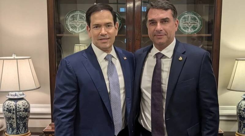 Rubio arquitetou fuga de Flávio Bolsonaro aos EUA, diz aliado de Trump